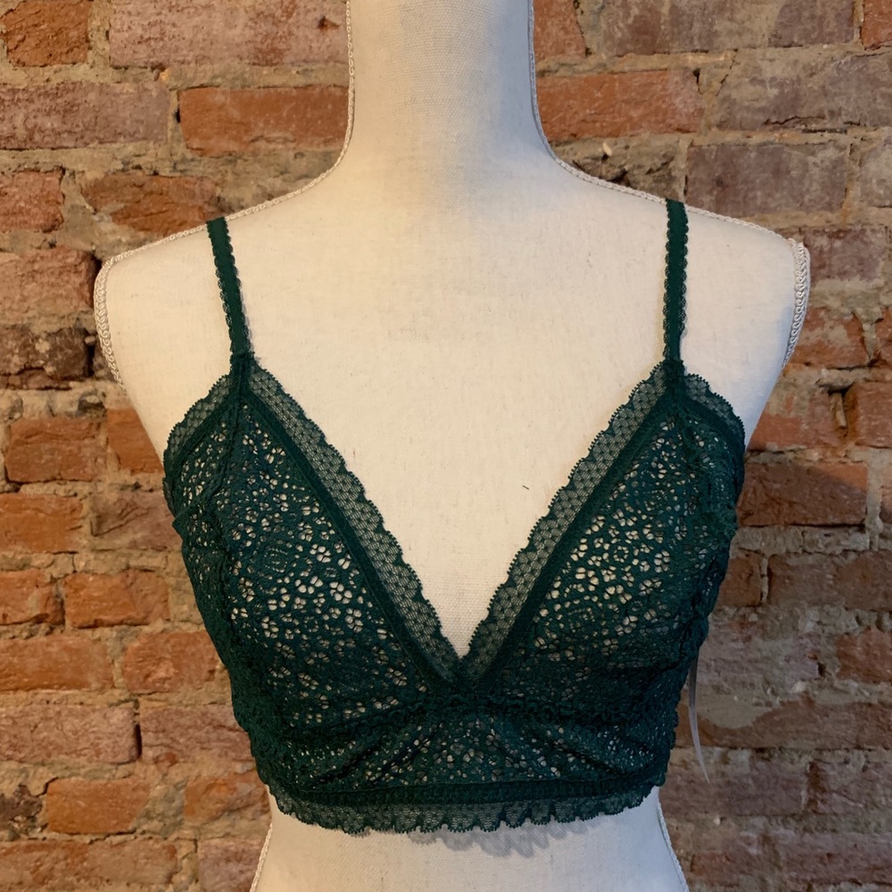 NWT J Crew Allover Lace Pullover Longline Bralette